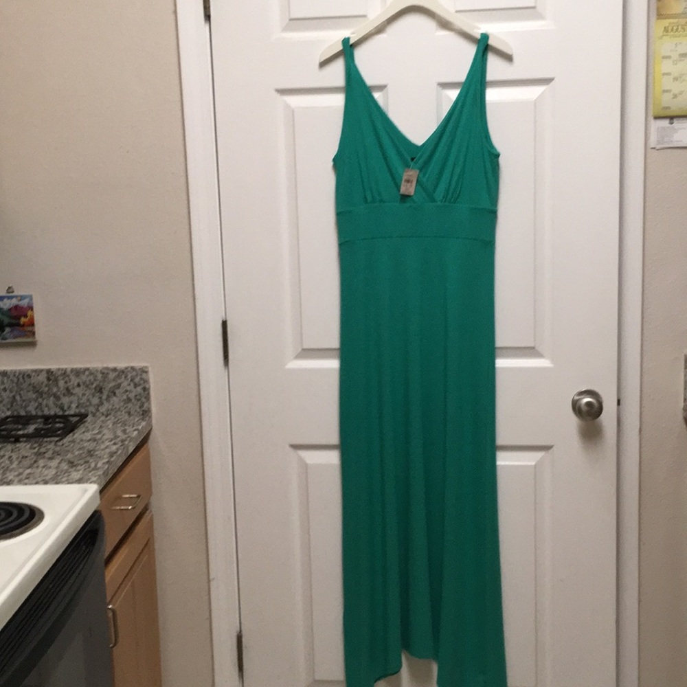 Sleeveless  Maxi Dress  👗, size-XS,  Green - Picture 2 of 7